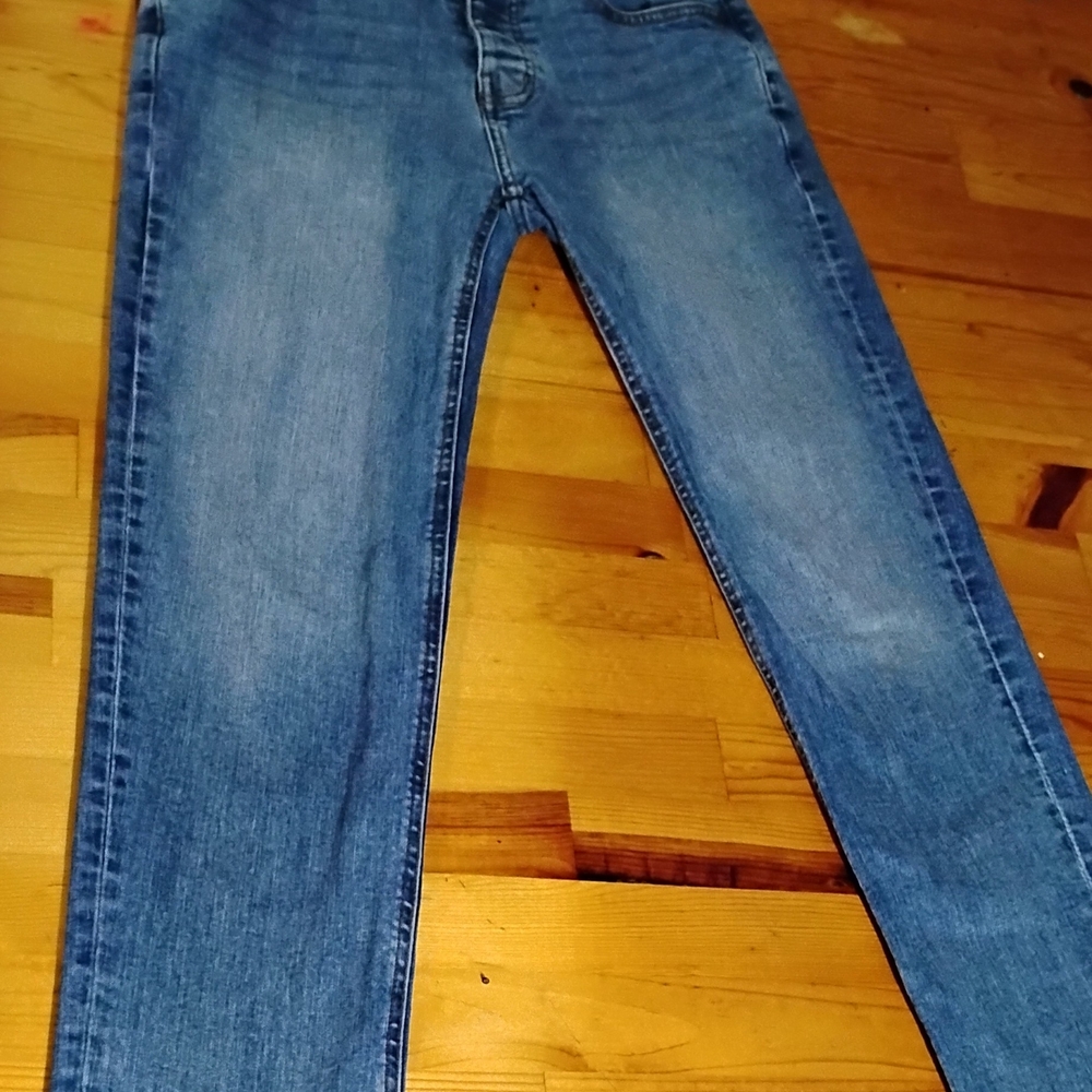 Denim&Co Men's Straight Blue Jeans